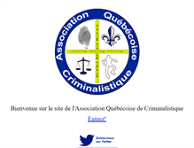 Tablet Screenshot of criminalistique.org